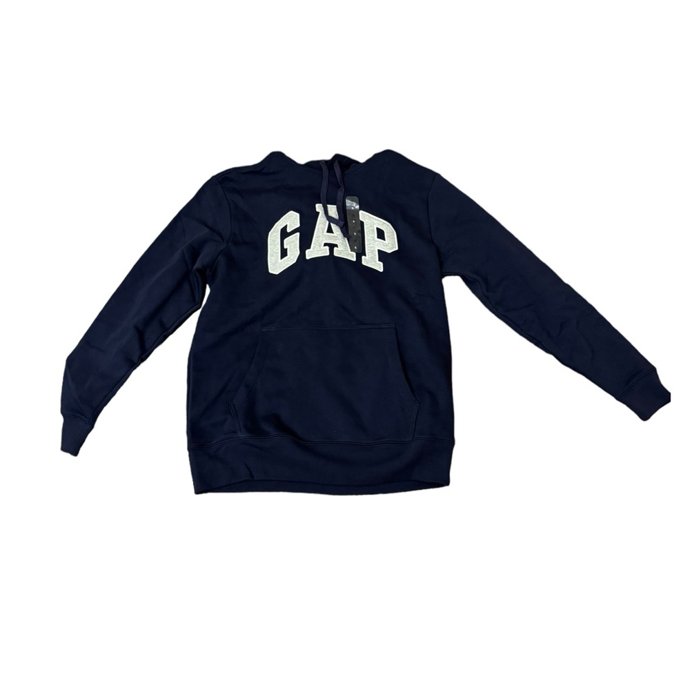 Gap Heritage Logo Hoodie. Navy with Grey Logo. Size S. NWT